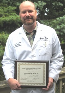 Dr Hirt and award